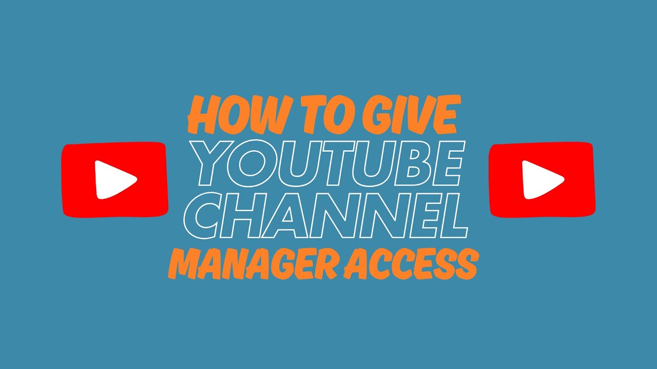 Channel Permissions in YouTube Studio: Invite People to Help Manage Your Channel