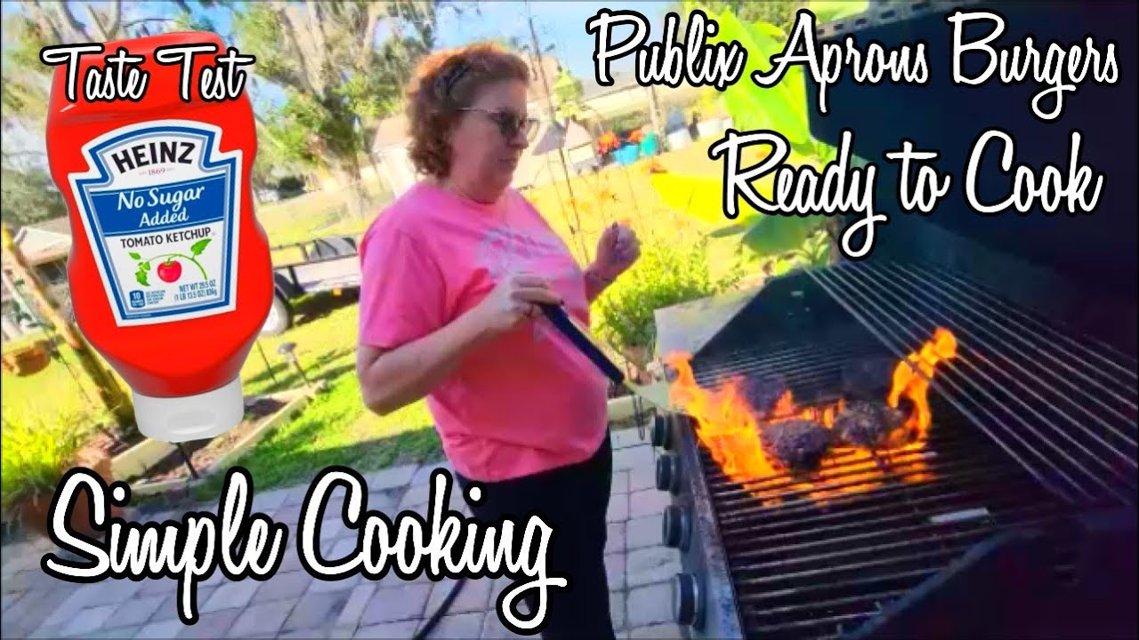 PUBLIX Aprons Premade Burgers🍔 Simple Cooking