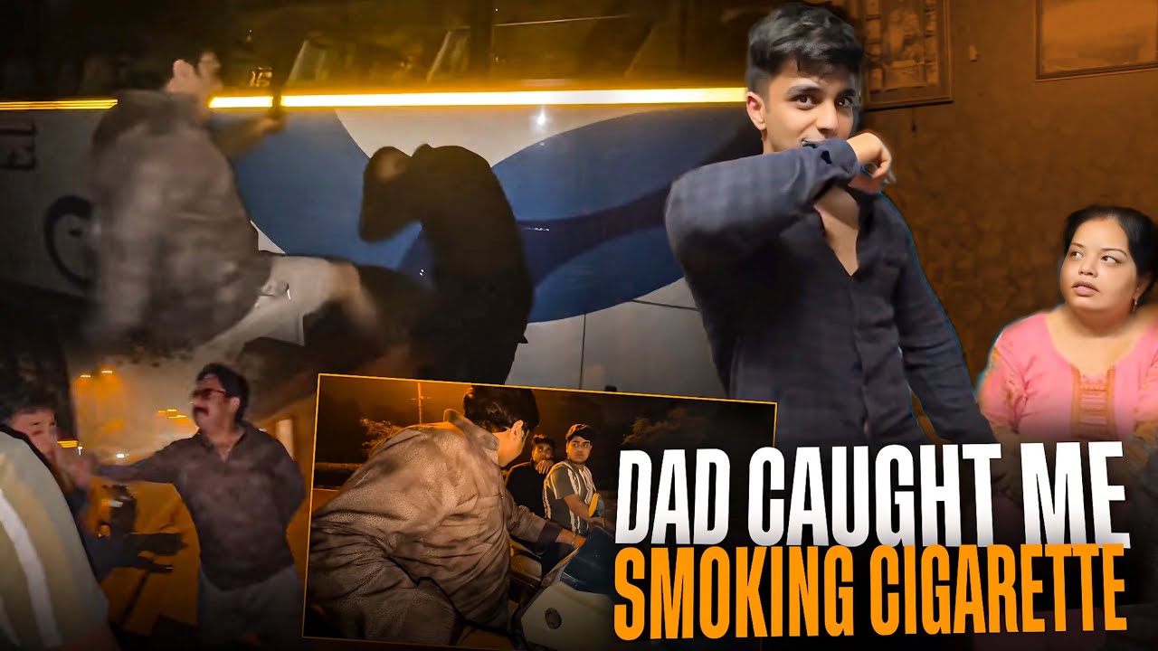My Dad caught me smoking cigarette 😱