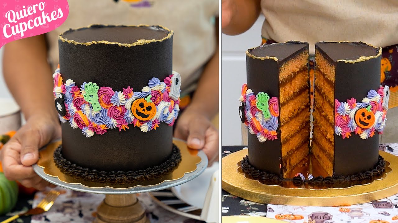 TARTA PARA EVENTOS O CELEBRACIONES | ESPECIAL HALLOWEEN 🎃 | QUIERO CUPCAKES