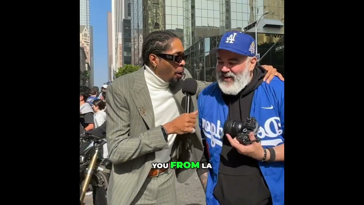Shooting the LA Dodgers Parade with Sony A1: Kobe Land! 
