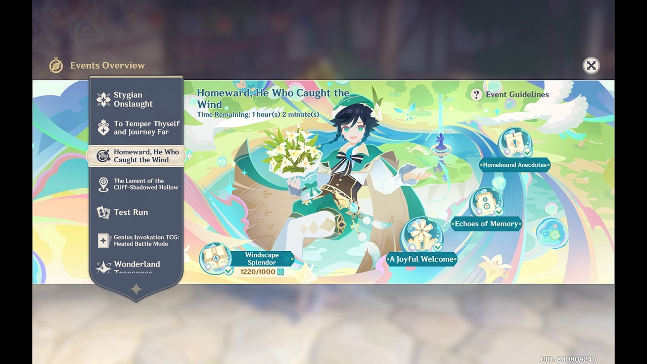 Echoes of Memory - Homeward, He Who Caught the Wind Event Guide  |  Genshin Impact Version 