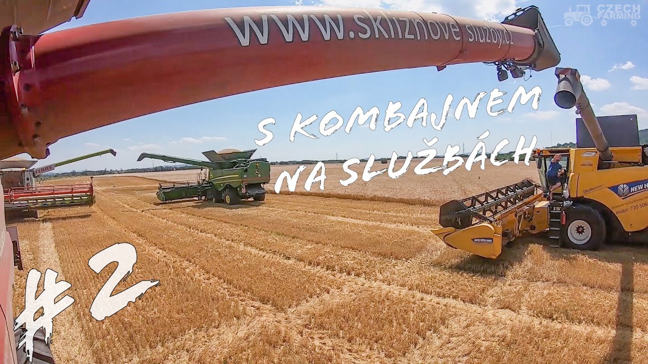 #2 - S kombajnem na službách - Slovensko pt. 1 - hoří LEXION, 250ha pole..