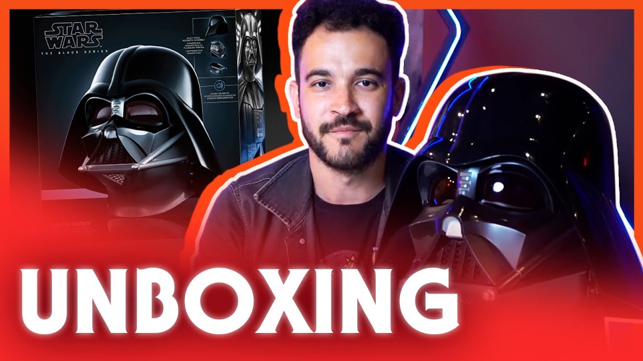 UNBOXING: Capacete Darth Vader Black Series da Hasbro!