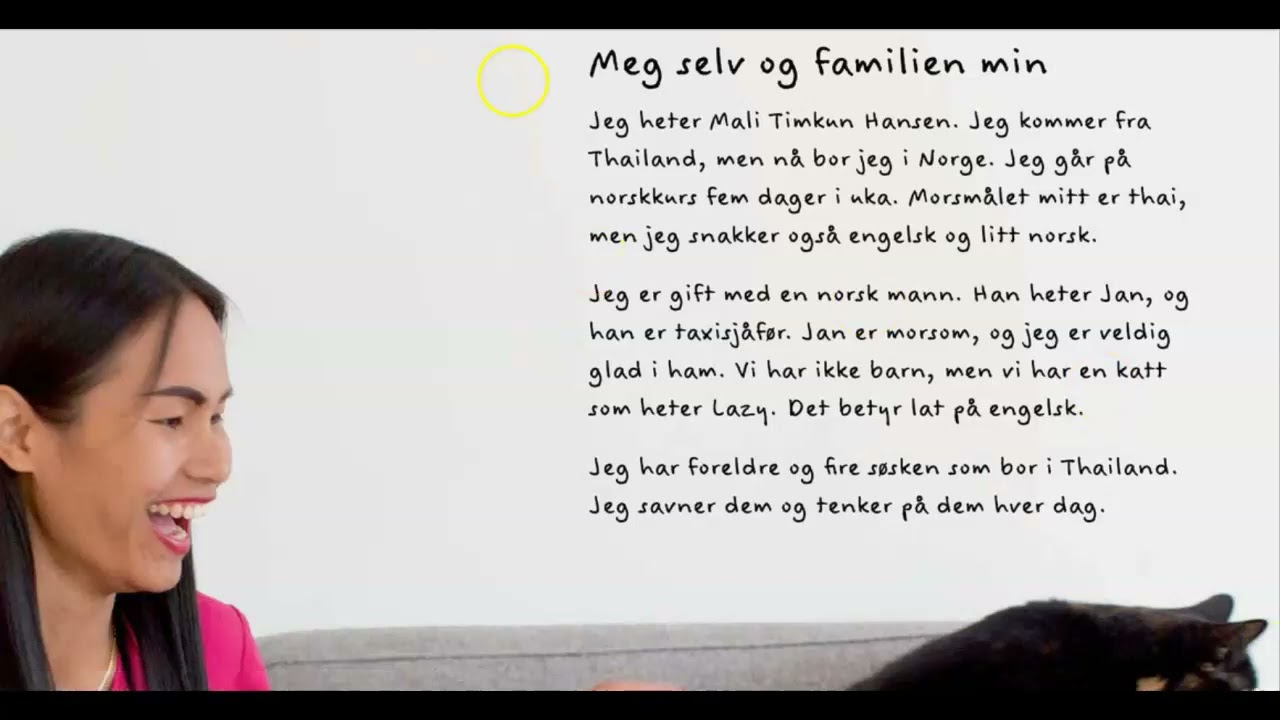 Leksjon 4 Meg selv og familien min - Hei A1