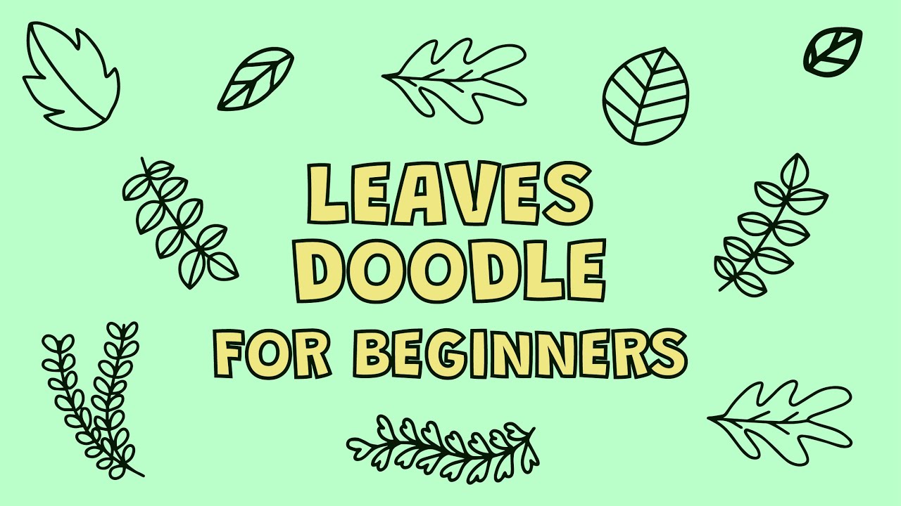 Easy Leaves Doodles | Leaves Doodles For Beginners | Doodle With Me #neensdoodles