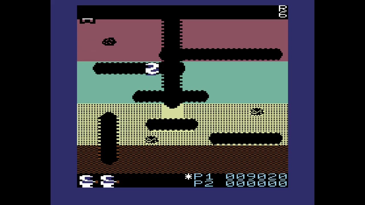 Dig Dug tunnels its way onto the VIC-20 in ’83 — arcade energy, 16KB attitude! 💣🔥 #retrogaming