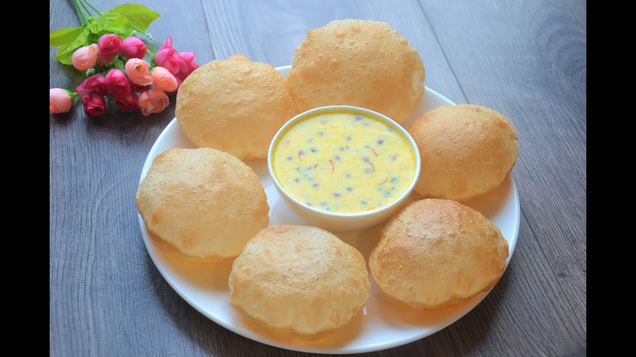 कमी तेलकट,खमंग१००% सगळया पुऱ्या फुगलेल्या बराच वेळ राहण्यासाठी पिठात घाला फक्त हे १ | झटपट बासुंदी