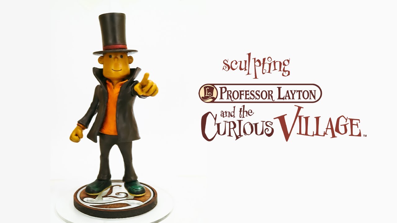 Sculpting Professor Layton - Clayatures