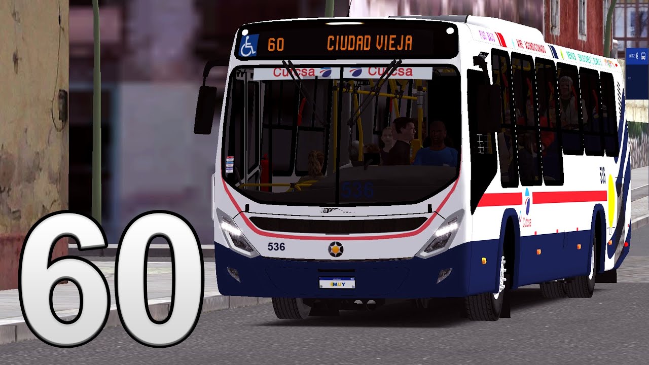 【 OMSI 2 】— Linea 60 - CUTCSA | Mapa Montevideo Ficticio v3 (beta)