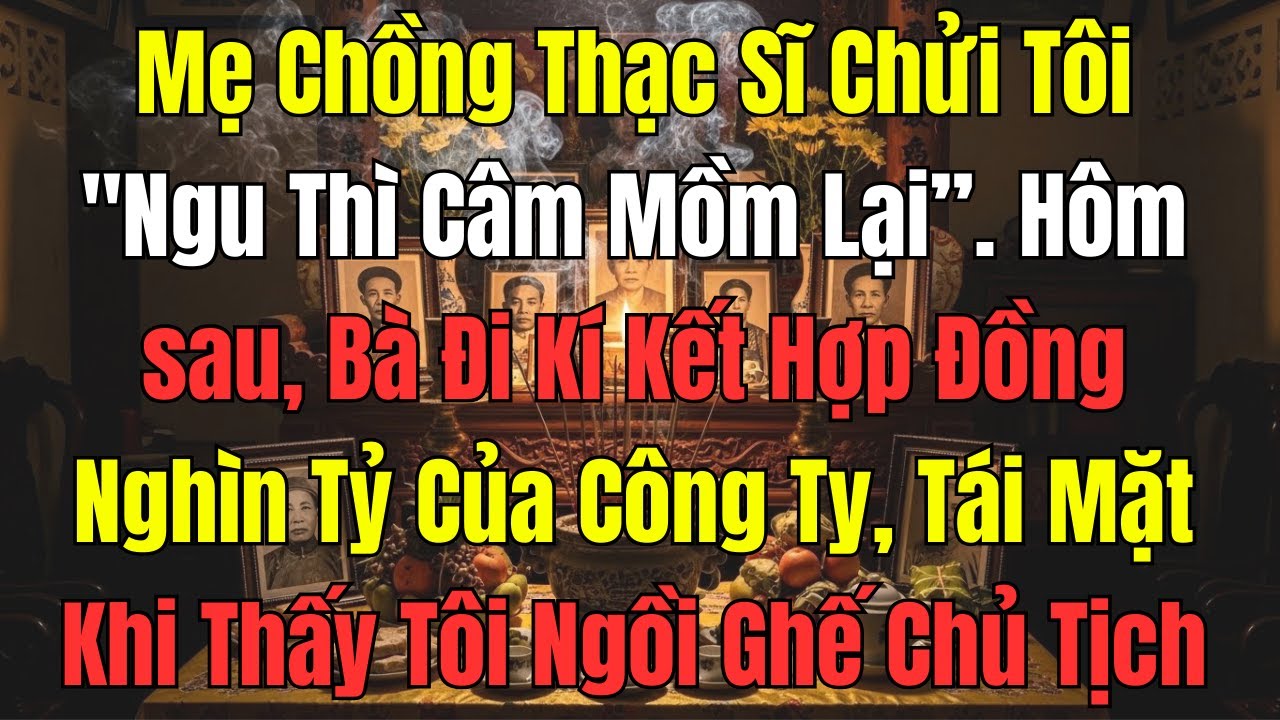 Mẹ Chồng Thạc Sĩ Chửi Tôi 