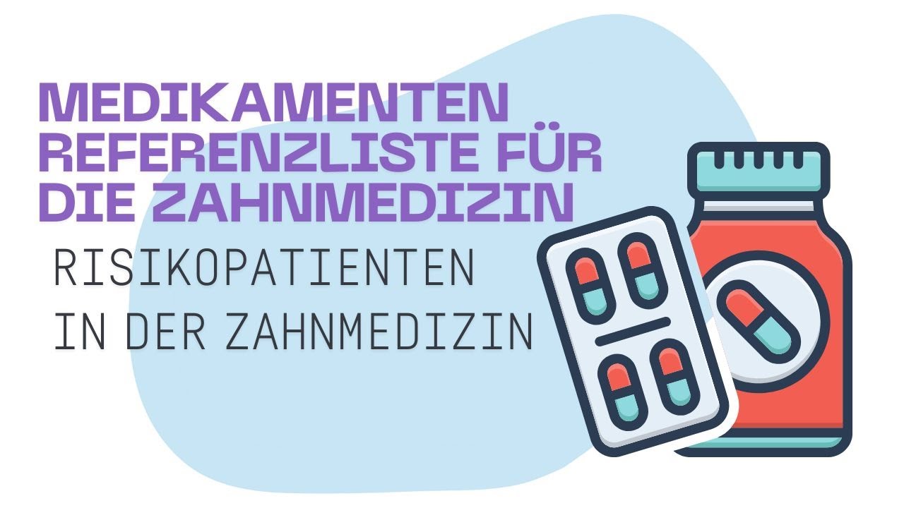 Medikamente von Patienten verstehen beim Zahnarzt | Pflichtwissen für FSP & ZFA Zahnmedizin