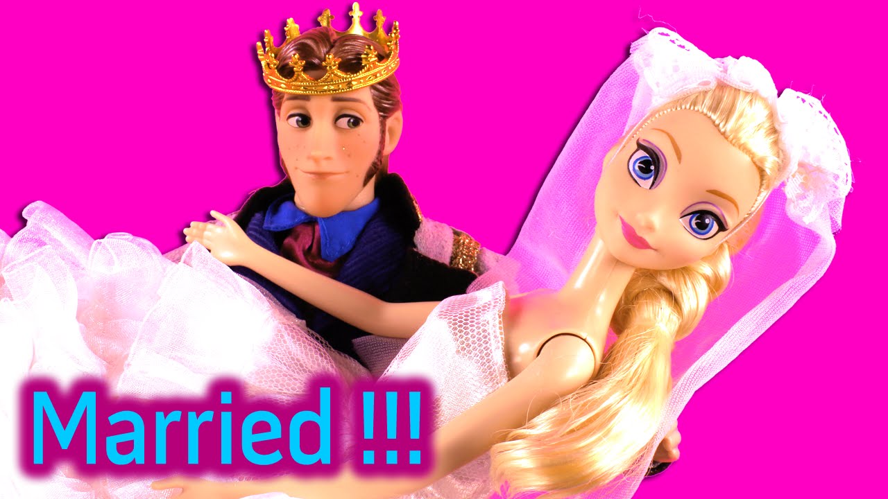 Frozen Elsa & Hans GET MARRIED!!! Elsa & Anna Get Their Hair Cut PART 3 With Descendants Mal, Evie