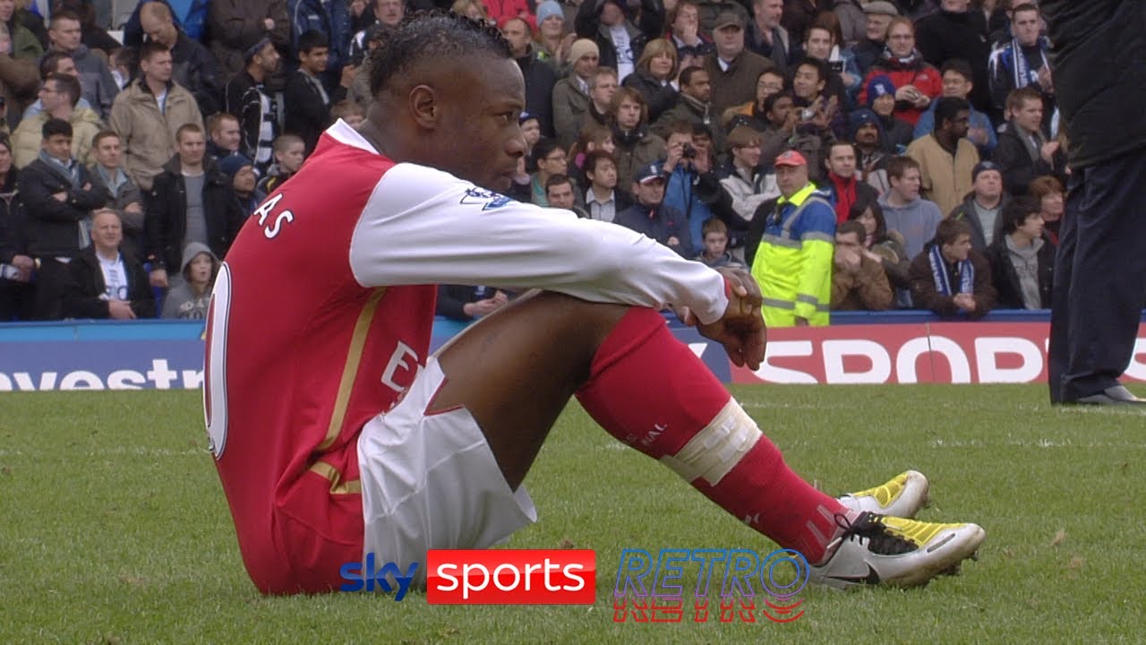 An emotional William Gallas stays on the pitch after Arsenal's 2-2 with Birmingham