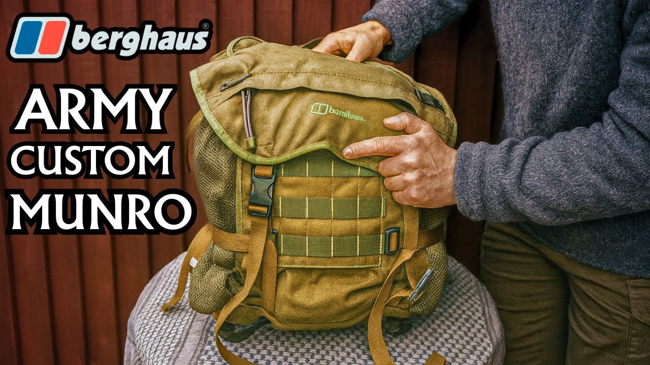 Изготовленный на заказ военный рюкзак для бушкрафта от Berghaus Munro — обзор и комплектация