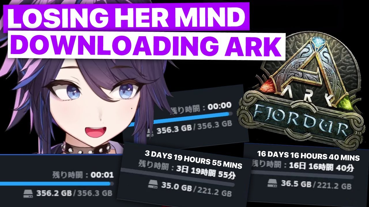 Kson Goes Crazy Waiting For ARK To Download (Kson) [Eng Subs]