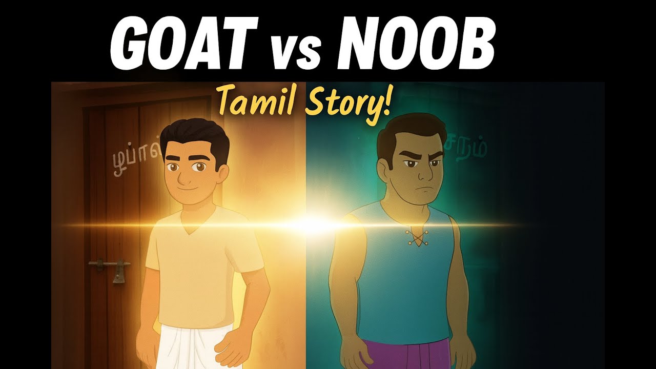 பொறாமையின் பாடம்|GOAT vs NOOB #tamilstories #comedy #animation #moralstories @Animaze_stories