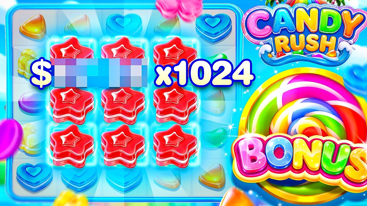 WE GOT TOP SYMBOL TO CONNECT ON THIS CANDY RUSH BONUS!! (Bonus Buys)