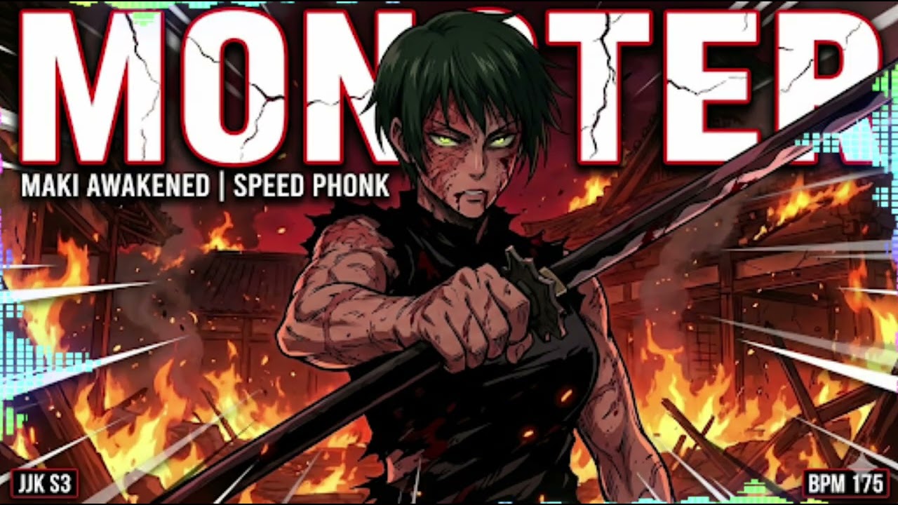 THE NEW TOJI ⛓️ Maki Zenin Awakened (Speed Phonk)