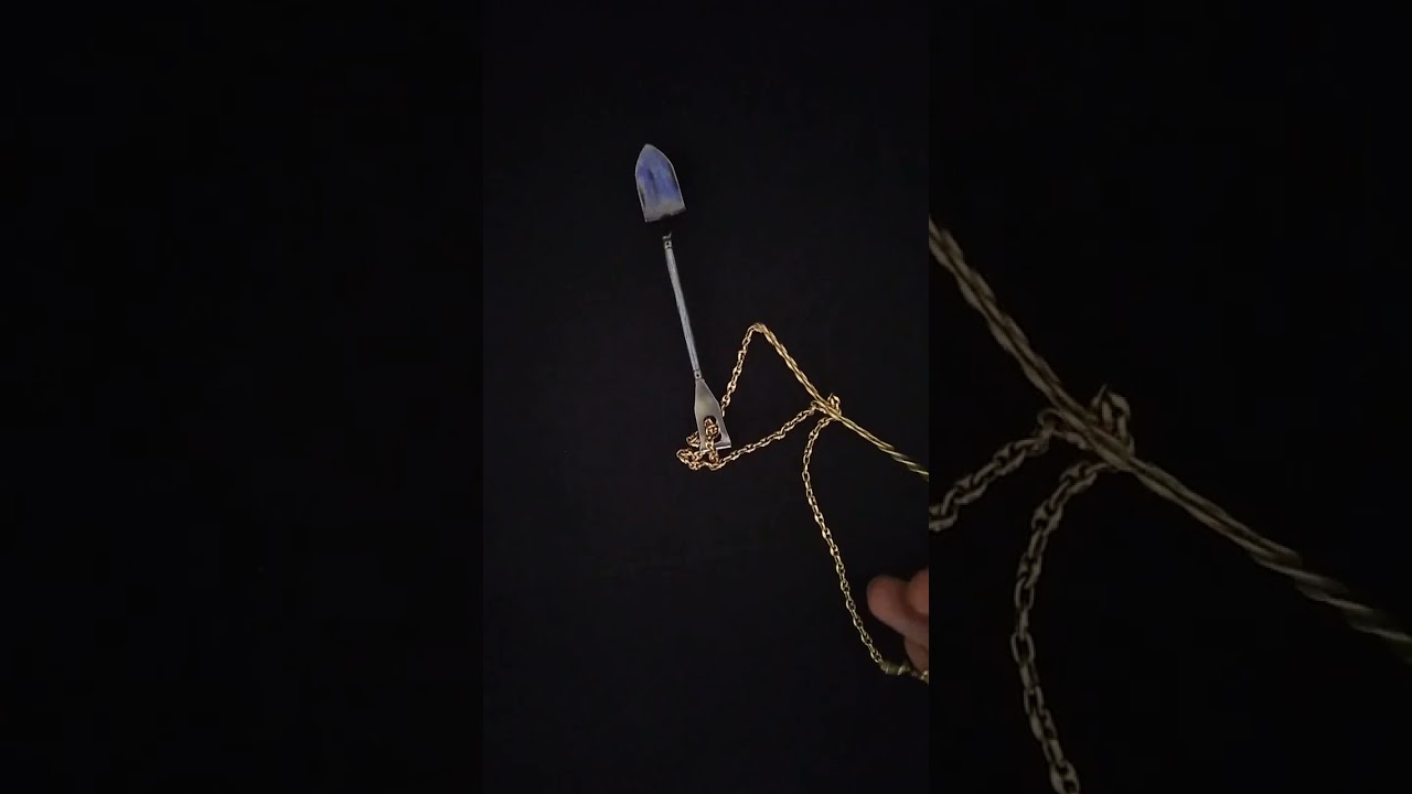 Dab tool,titanium shovel spade, gold chain 18kt Gucci Link