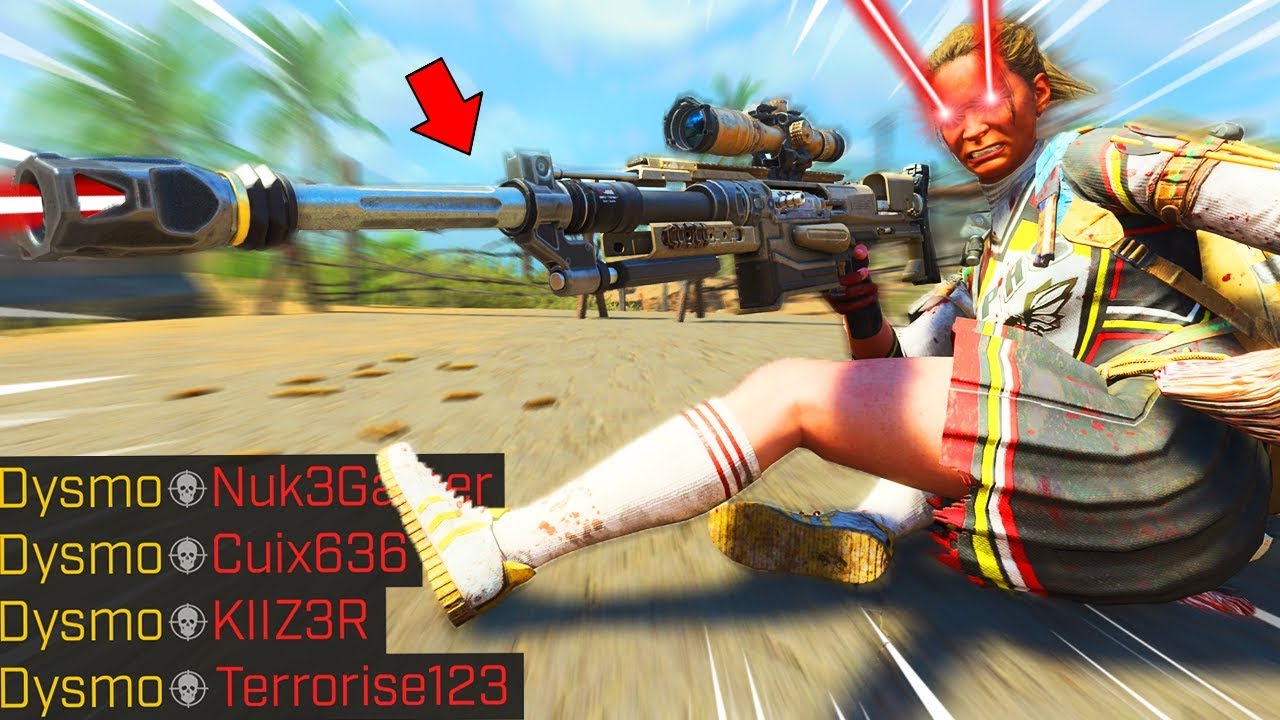 i used the NEW HAVELINA AA50 Sniper in Black Ops 4.. (broken)