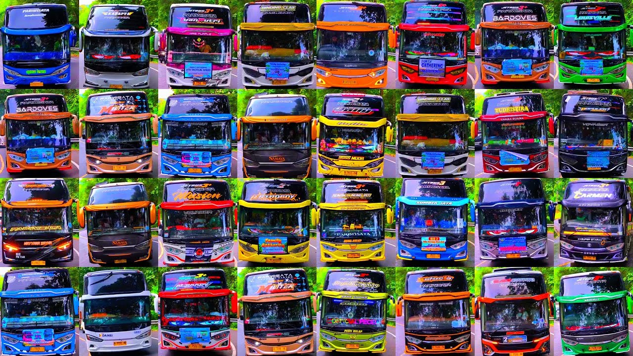 KUMPULAN KLAKSON TELOLET BASURI TERBARU BIMA TRANS,DAMRI DAN BUS ARTIS BANDUNG KONVOI P3RANG BASURI
