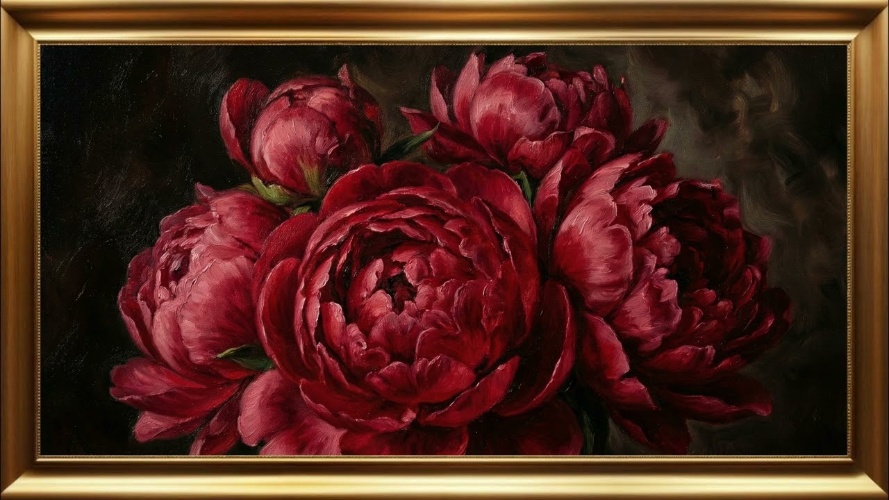 Luxury Fireplace European Oil Painting | TV Art Screensaver for Home Decor | 10 HOUR 4K