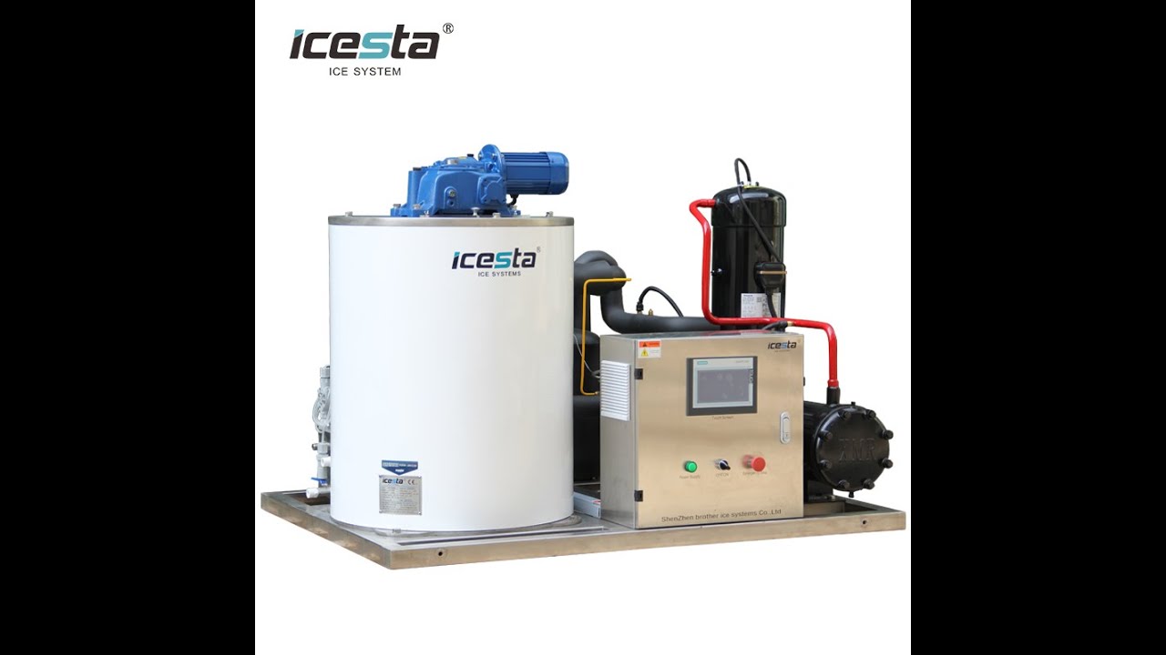 Flake Ice Machine Good Price Food grade SS304 1T 2 Ton 1000 Kg For Fish