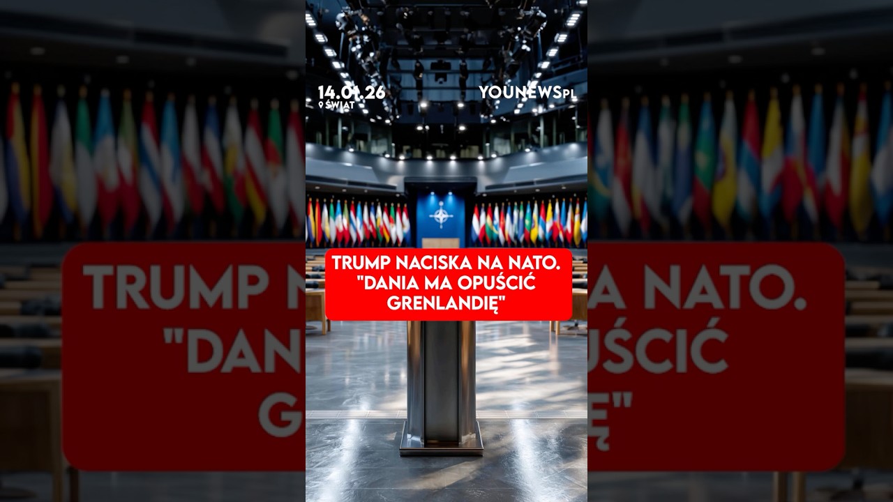 Trump naciska na NATO. 