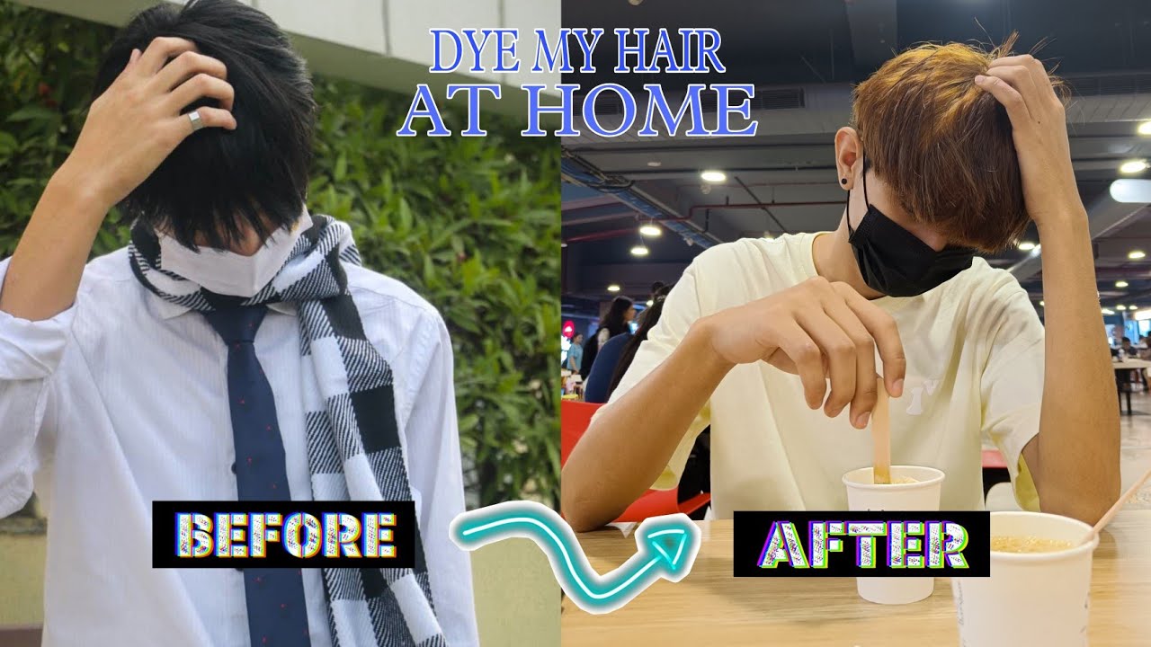 Dyeing My Hair At Home | now I am looking like the Monkey King 🐒