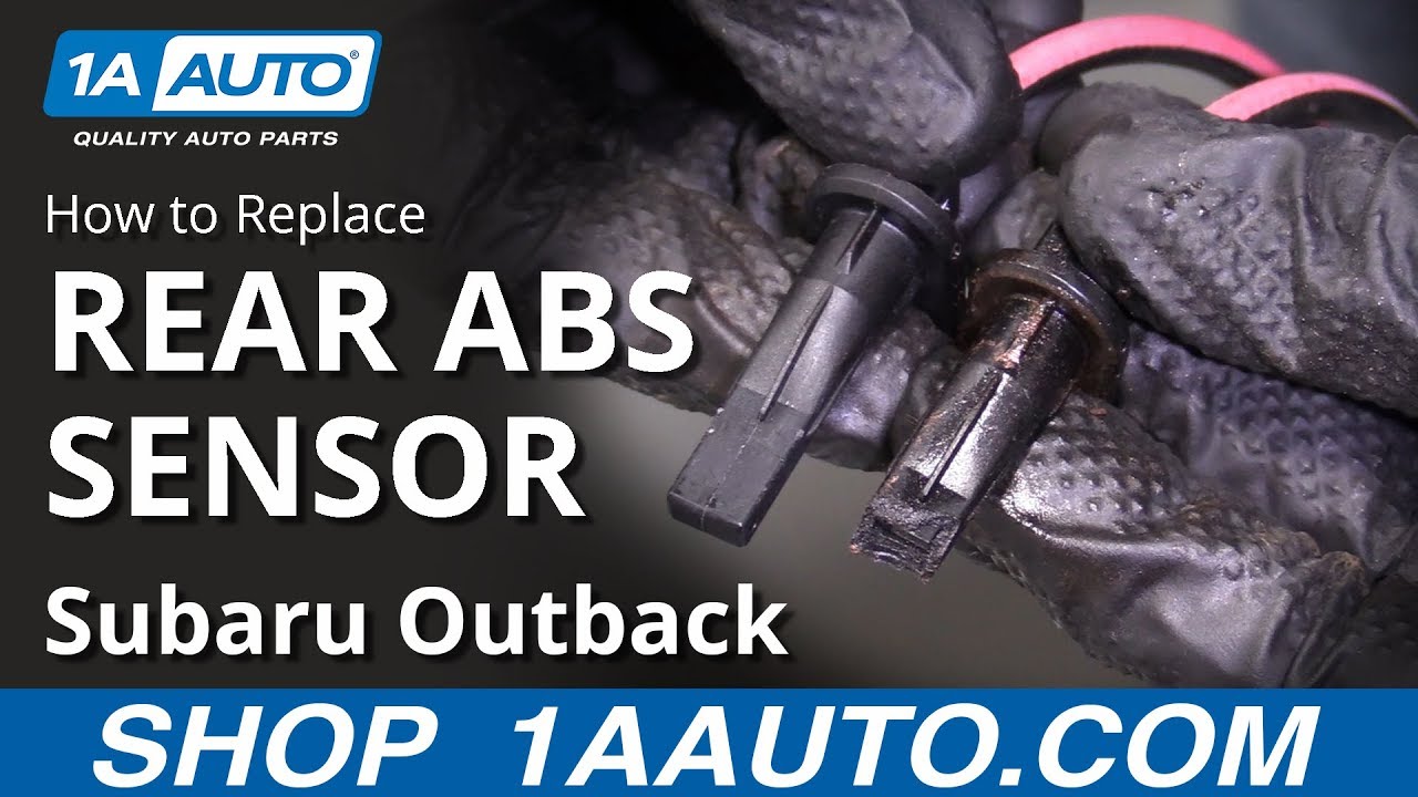 Как заменить задний датчик ABS на Subaru Outback 10-14