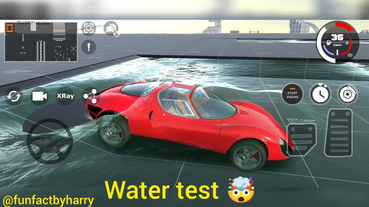 🤯 Ferrari vs  Range rover 🤯 water test 🌊🌊🫧 