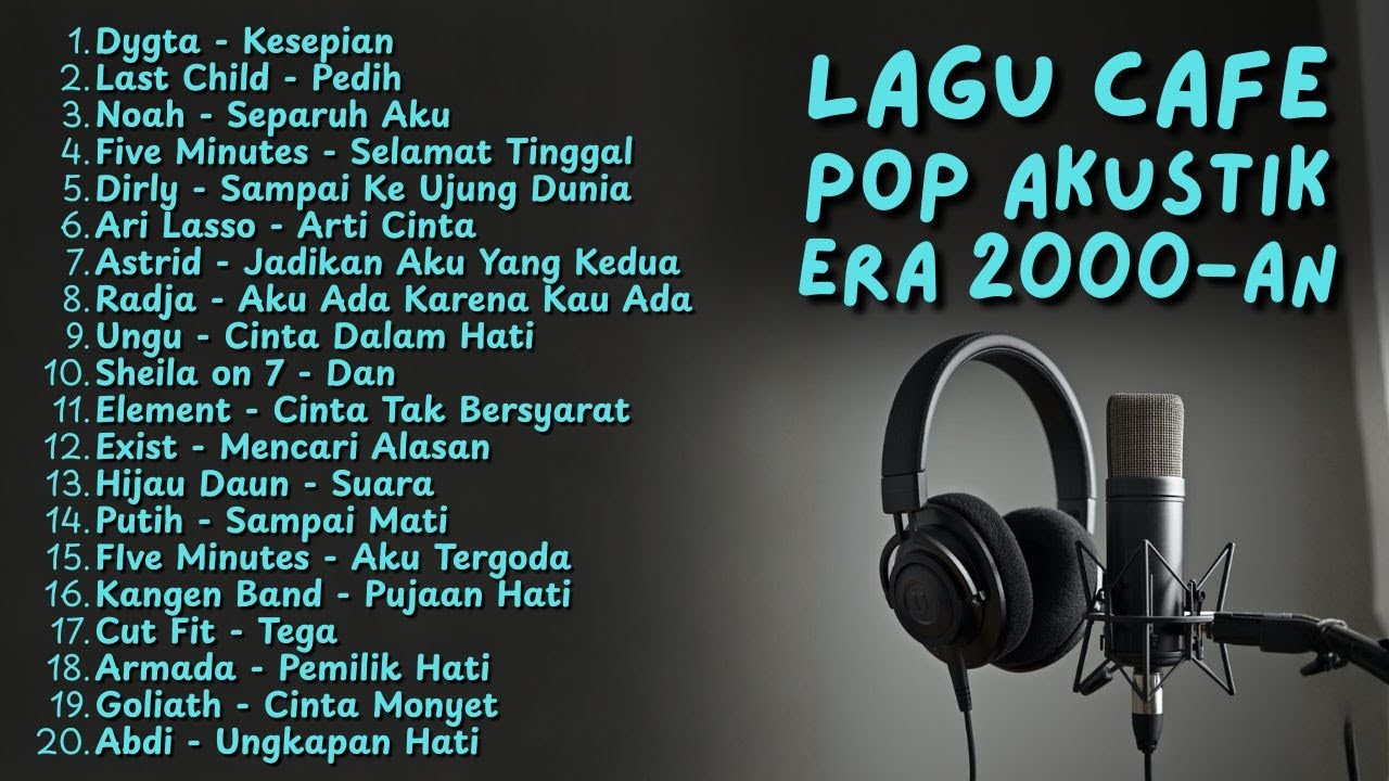 LAGU CAFE POP 2000-AN INDONESIA HITS TEMAN KERJA & SANTAI | Playlist Coffee Shop Kenangan Masa SMA