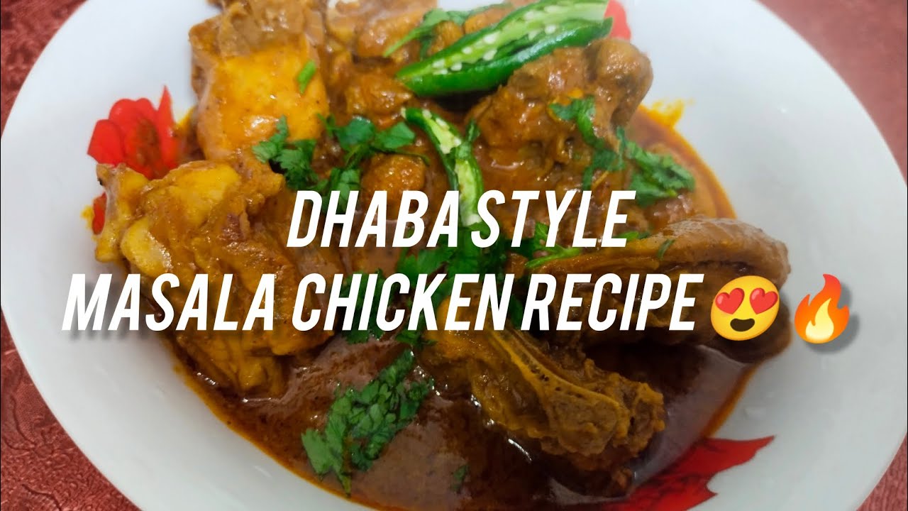 Dhaba Style Masala Chicken Recipe 😍🔥 | Easy & Spicy Chicken Curry at Home | Full Step by Step Video
