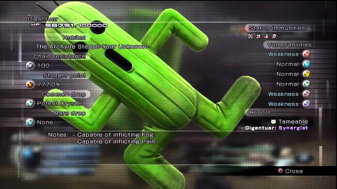 Final Fantasy XIII - 2: All Unique Monsters (Location Guide)
