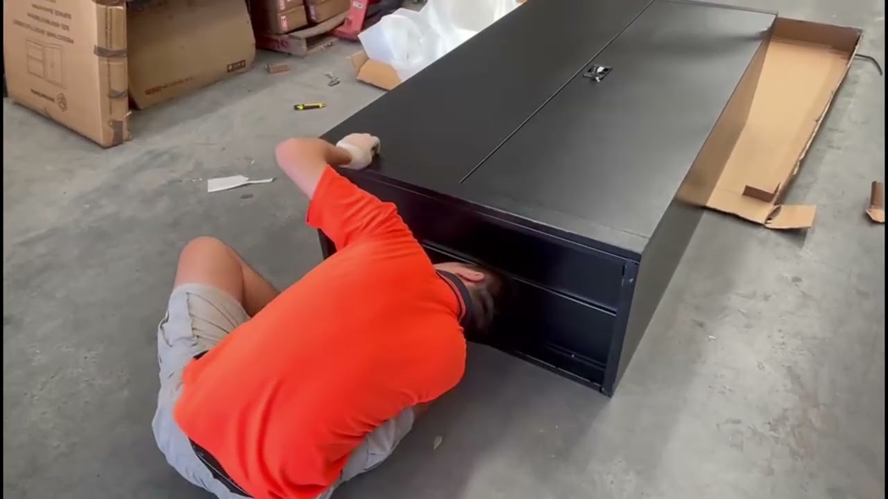Tool Storage Cabinet – Drawer & Pegboard Storage Installation video