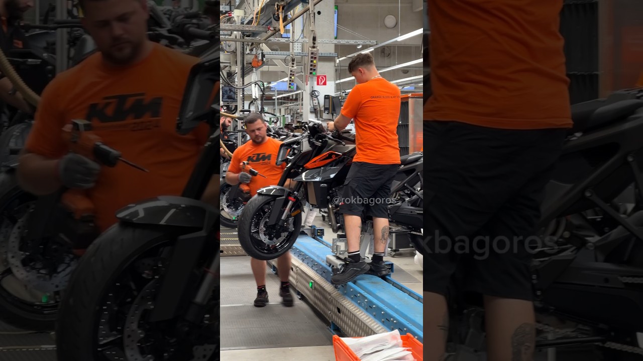 HOW IT&rsquo;S MADE - @KTM 990 DUKE #madeinaustria #motorcycle #production