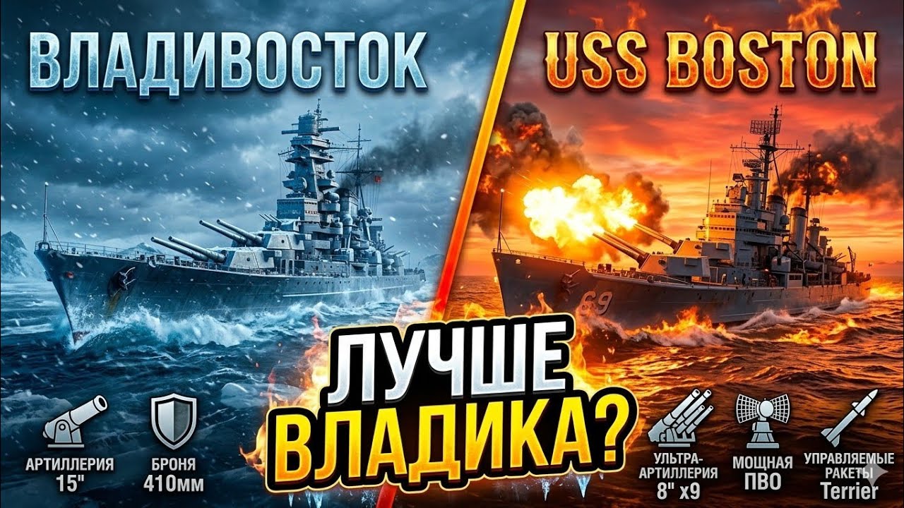 АМЕРИКАНСКИЙ ВЛАДИВОСТОК! USS Boston порвет рандом? | Modern Warships