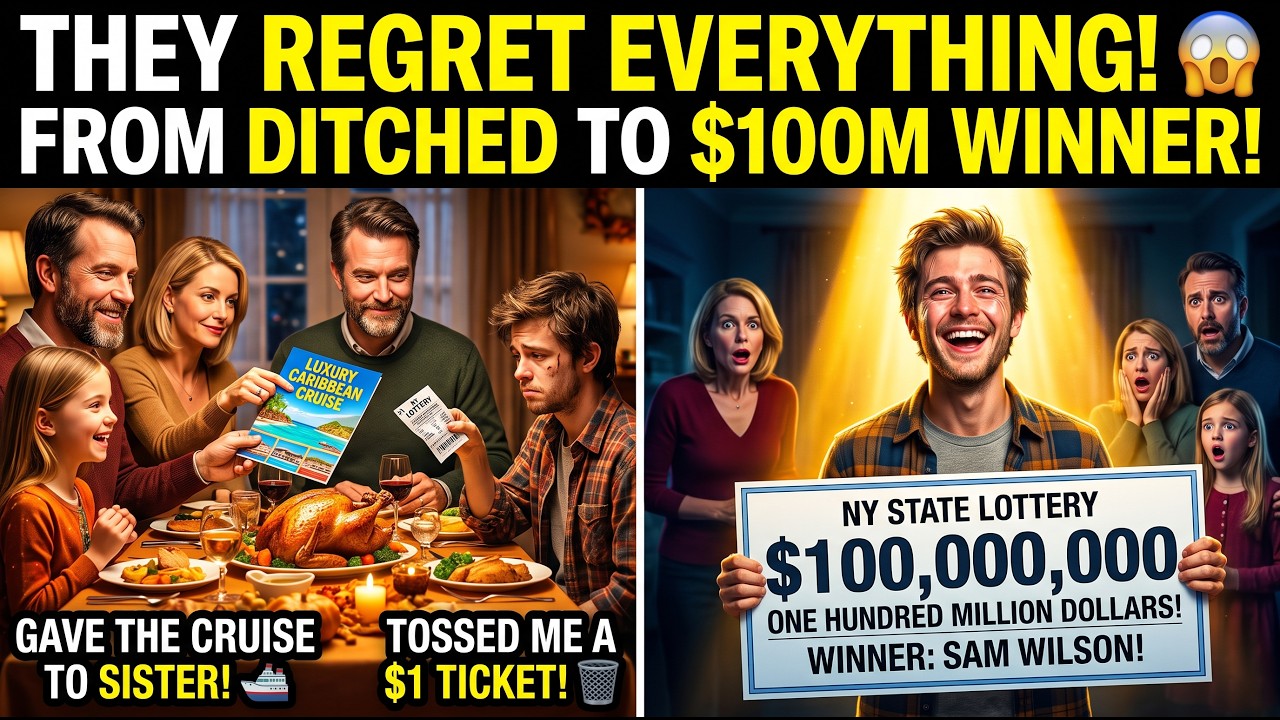 On Thanksgiving, My Parents Gave Me A $2 Lottery Ticket And My Sister A Cruise Package—I Won $100M
