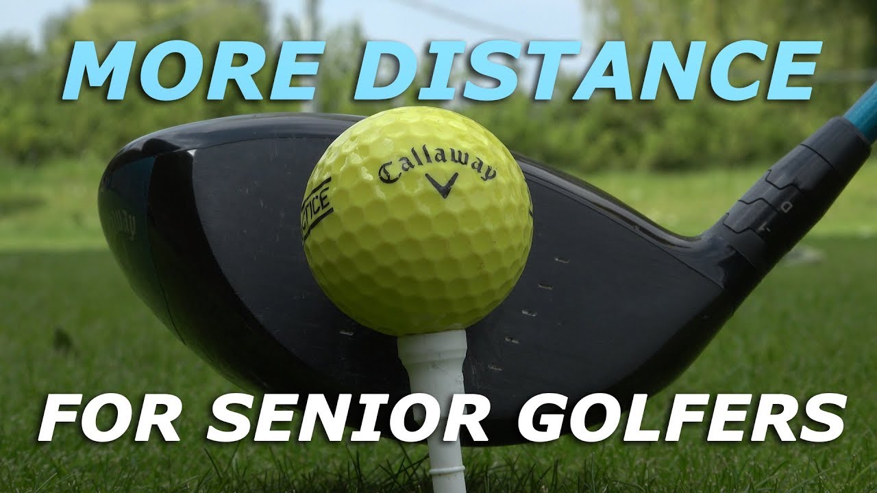 More DRIVER DISTANCE for senior golfers - Easy golf tip