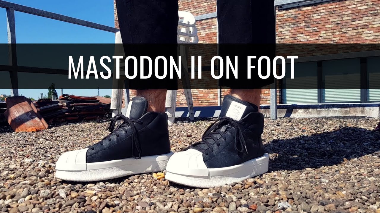Rick Owens x Adidas: Mastodon II (On Foot)