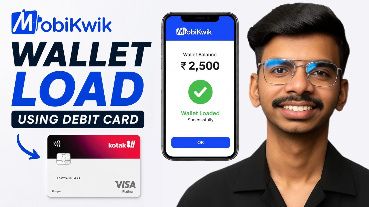 MobiKwik Wallet Load Using Kotak Card (2026 Working Method) | Wallet Load Using Kotak 811 Super Card
