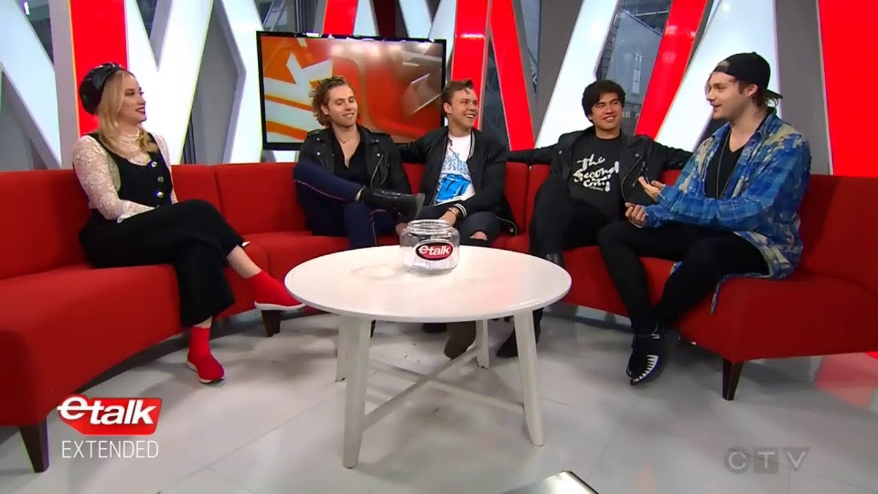 5SOS interview on etalk: Rewriting a popular lyric