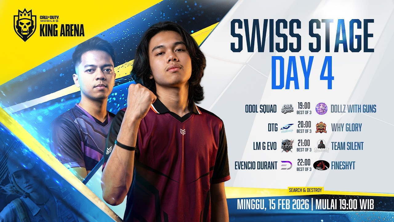 CODM King Arena 2026 | Swiss Stage Day 4 Round 0-1 | Garena Call of Duty®: Mobile