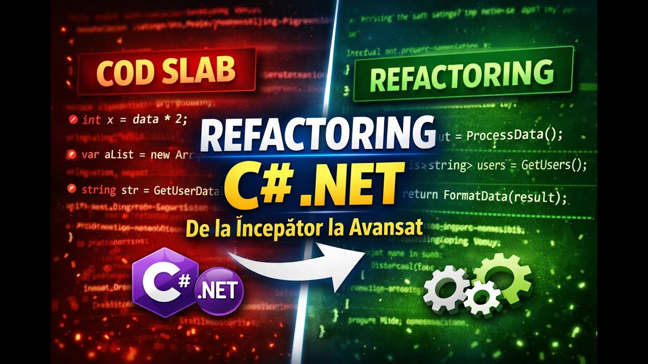 Refactoring în C# .NET explicat simplu – De la cod haotic la Clean Code (Partea 06)