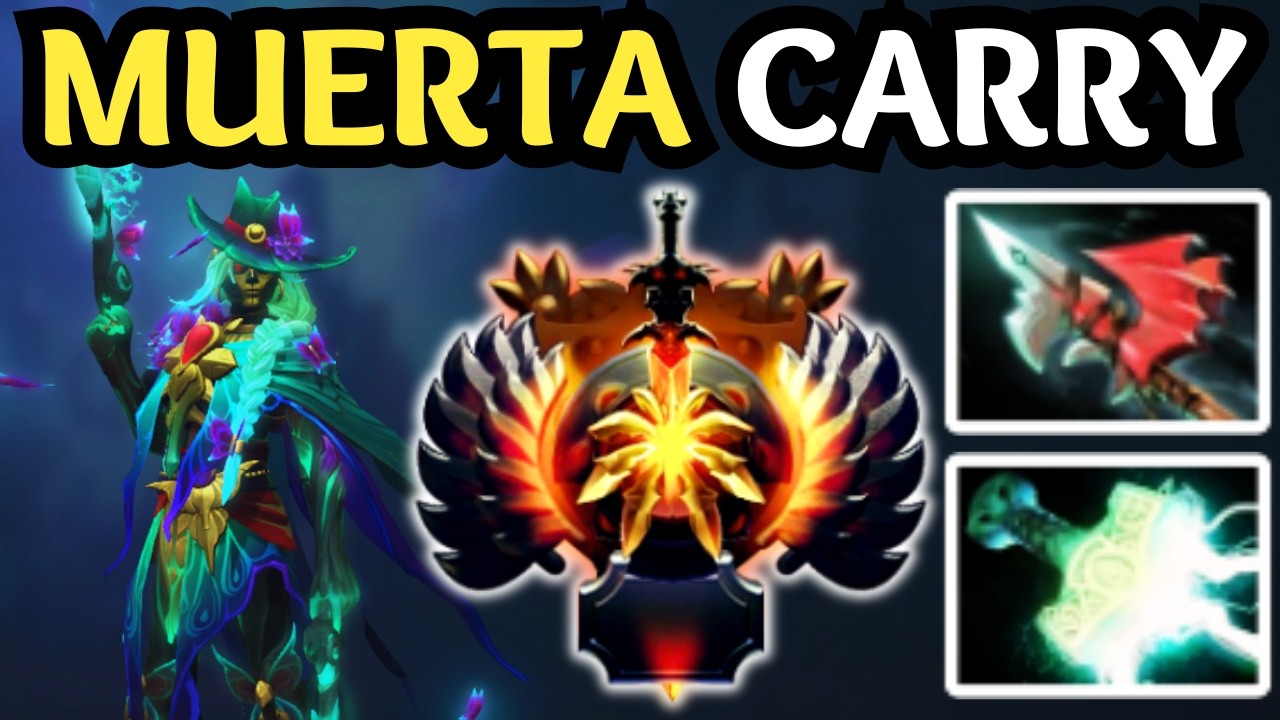 🔥 ROOTED. ULT ON. ERASED. — MUERTA CARRY GAMEPLAY | DOTA 2 🔥