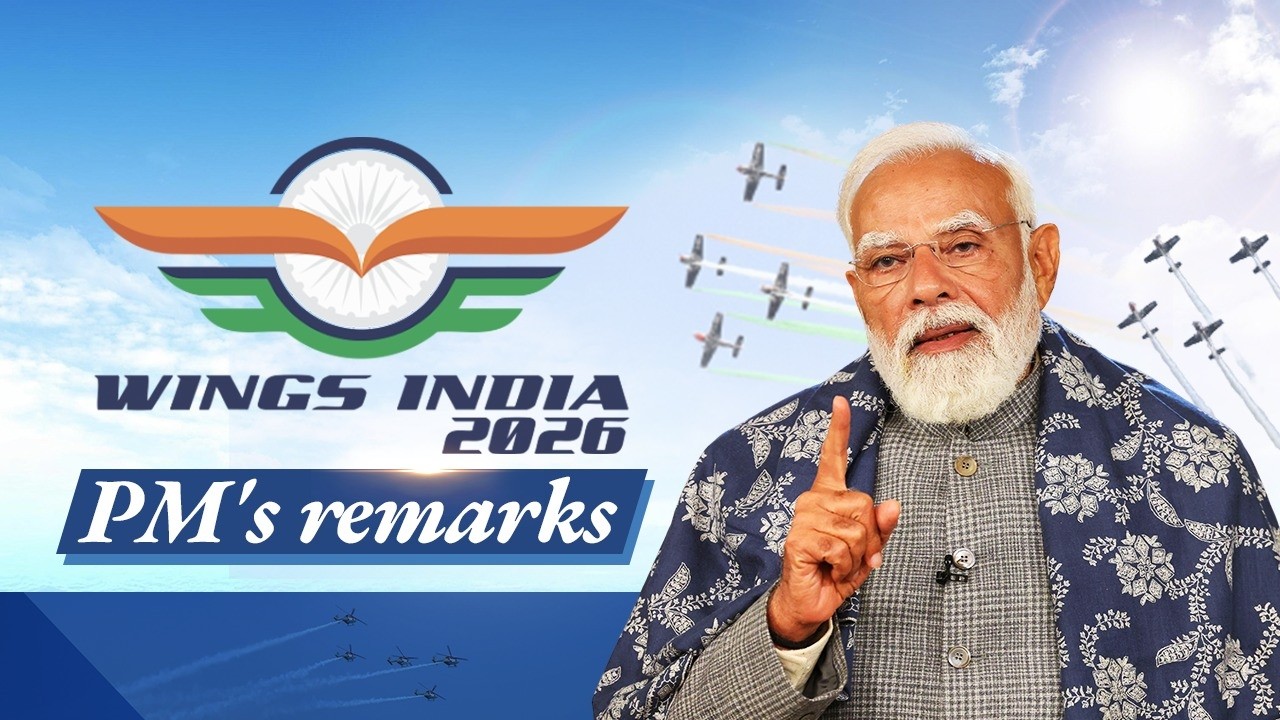 LIVE: PM Modi's remarks during Wings India 2026 programme in Hyderabad, Telangana