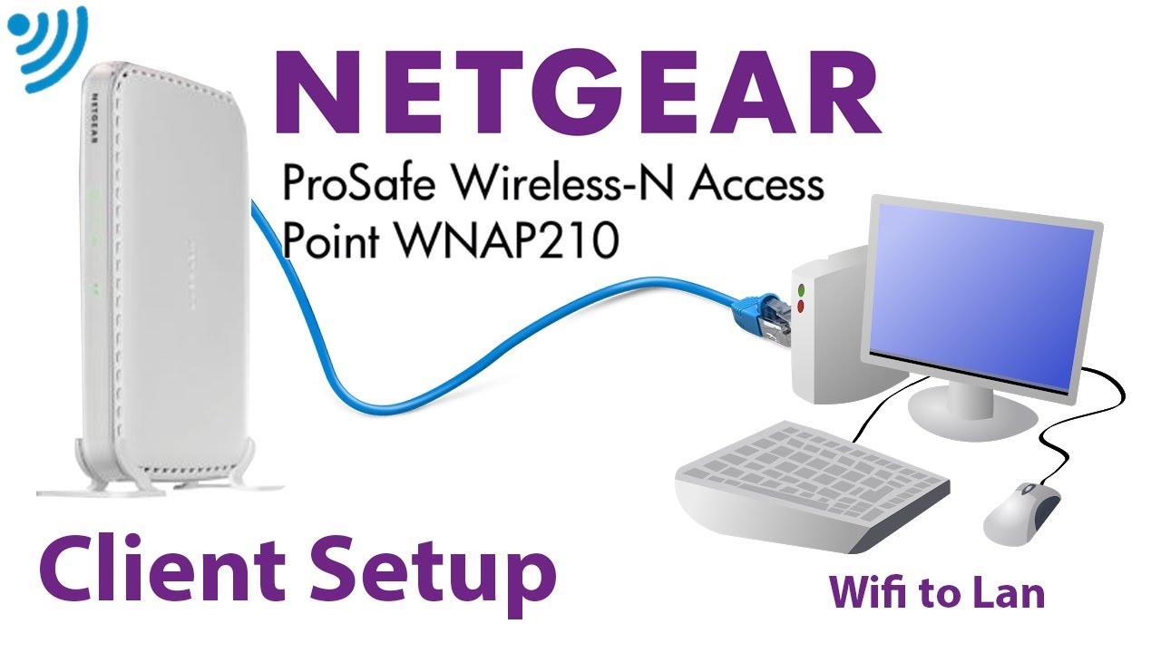 netgear access point client setup | wnap210