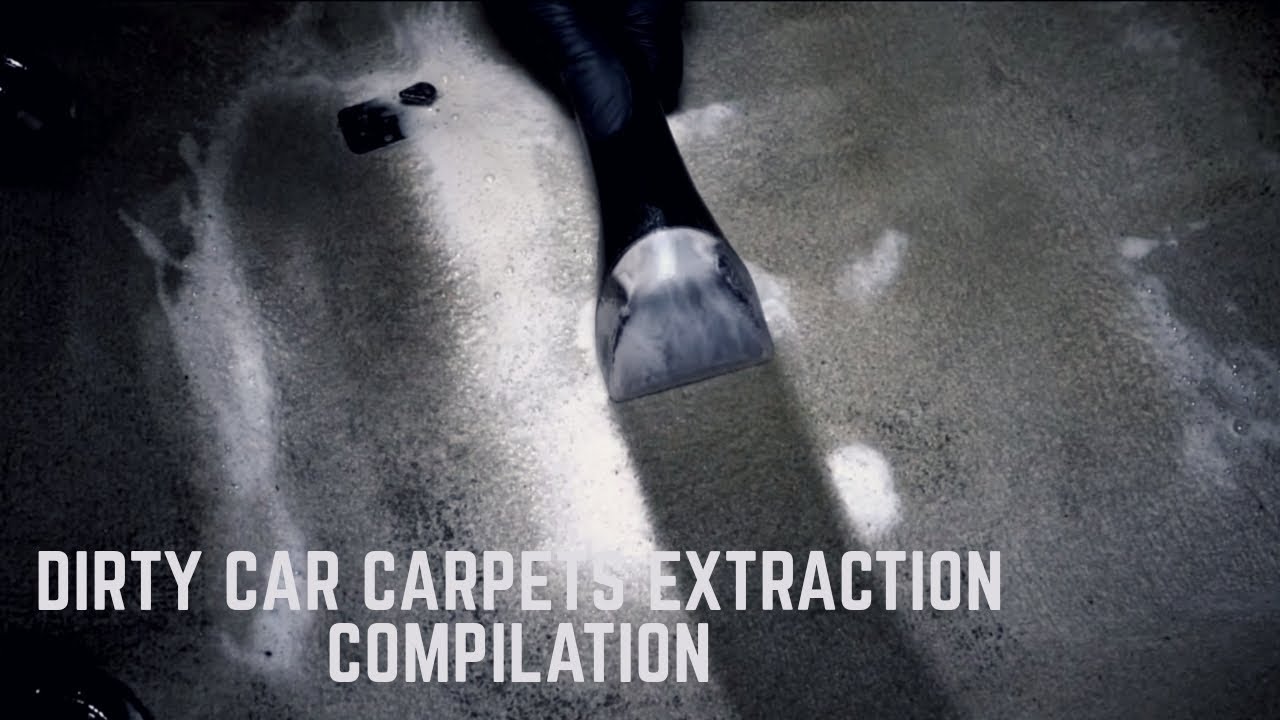 DIRTY CAR CARPETS EXTRACTION COMPILATION DG®