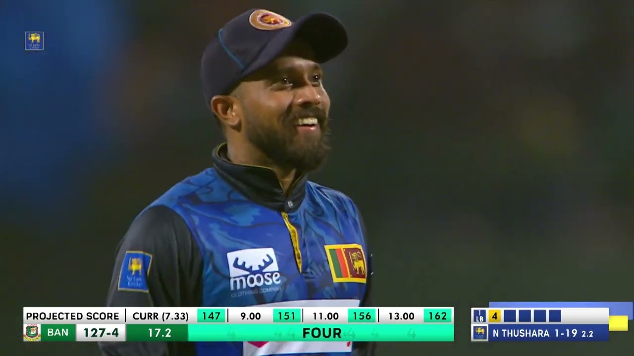 Лучшие моменты 1-го T20I | Шри-Ланка против Бангладеш 2025 | ФОТО